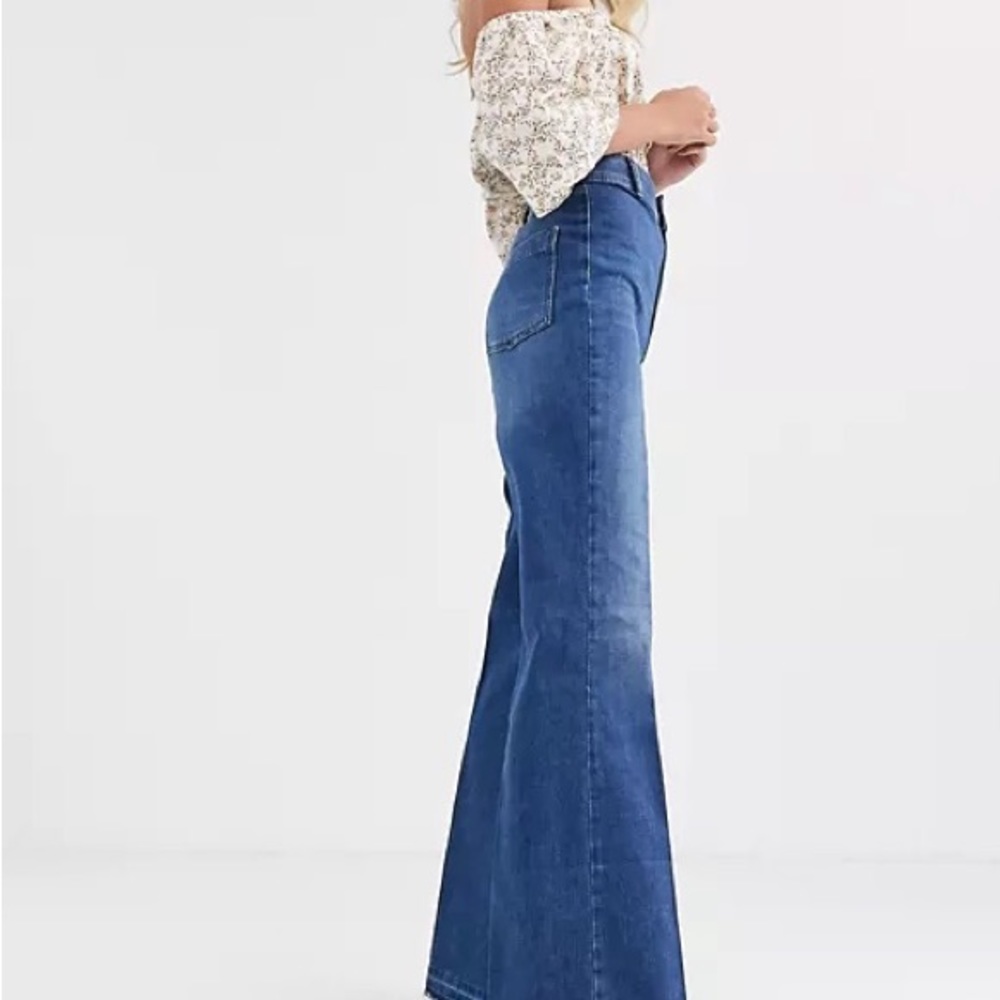 Mindy Rigid Free People Bell Bottoms